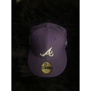 Men’s Atlanta Braves World Series 1995 Purple 59Fifty Fitted Hat 7 1/2